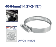 Heavy-Duty American Type Hose Clamp with Corrosion-Resistant Steel, Wide Range Size Adjustment, Perfect for Commercial Plumbing and Automotive Repairs
